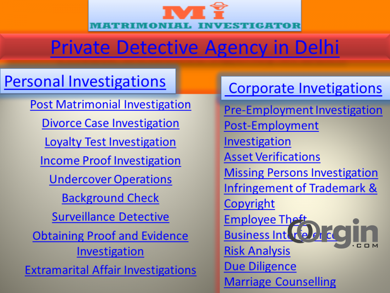 Best Matrimonial Detective Agency in Delhi || Matrimonial Investigator