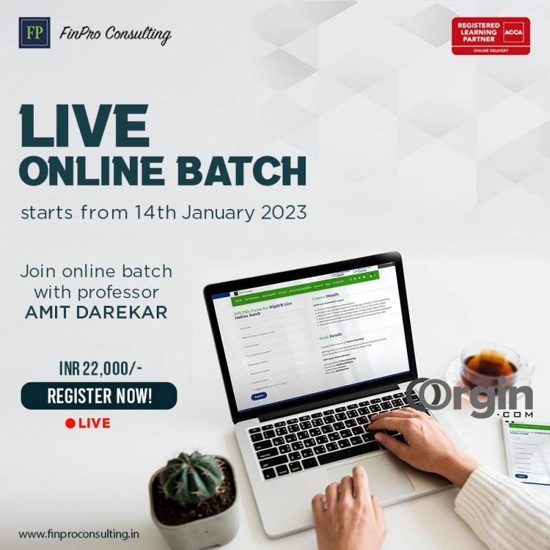 Live Online Batch 29 for IFRS starting from 14th Jan 2023 Register Now