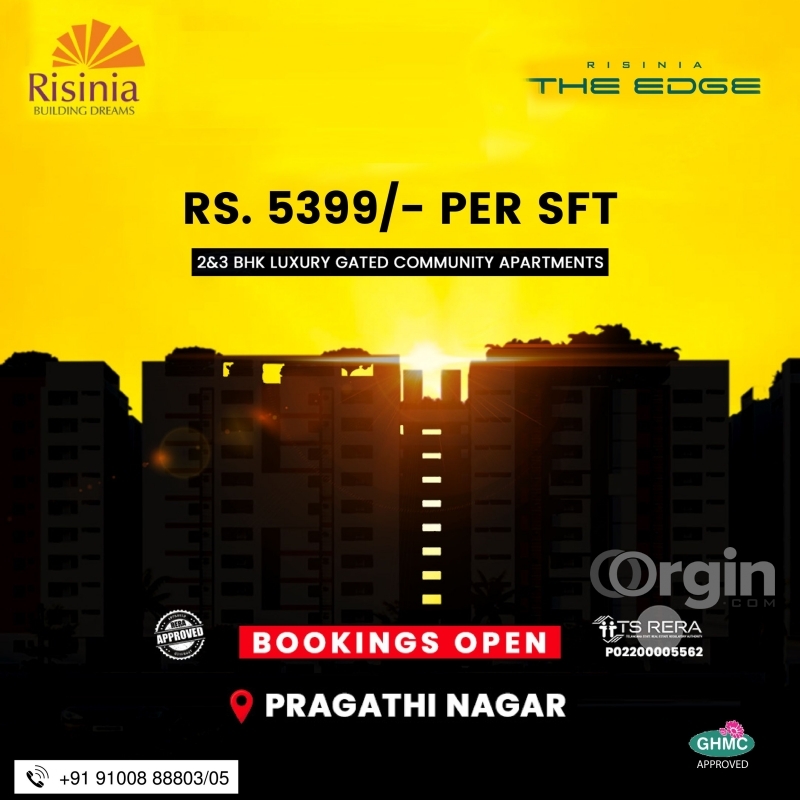 Gated Community Apartments In Pragathi Nagar Hyderabad | The Edge by R