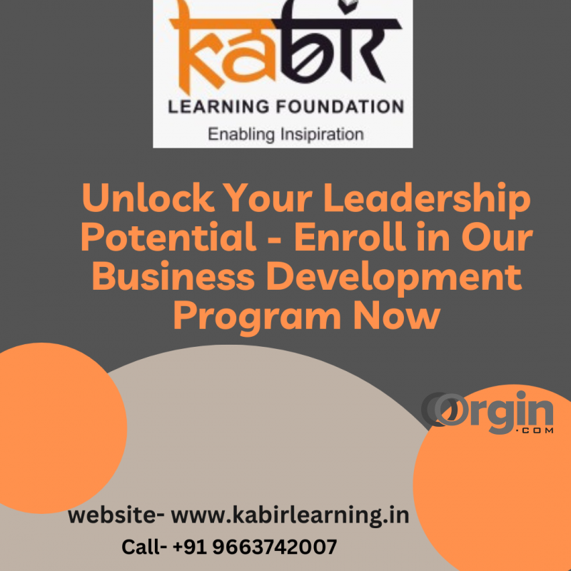 Unlock Your Leadership Potential - Enroll In Our Business Development