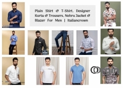 Mens Clothing: Shirts & T-Shirts, Designer Kurta & Trousers 