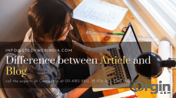 Are you aware of the difference between an article and a blog?