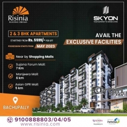 3 BHK Flats for Sale in Bachupally | Risinia Builders