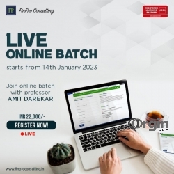 Live Online Batch 29 for IFRS starting from 14th Jan 2023 Register Now