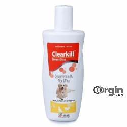 Clearkill, Coat Care for Pets, Anti Flea & Tick Dog Shampoo, Cypermeth