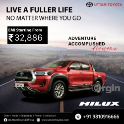 Buy Hilux in Noida | Uttam Toyota Hilux Dealer
