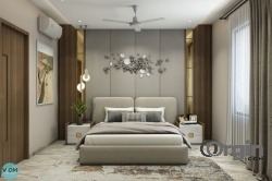 Master bedroom interior decoration