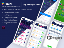 FAVXI – An Ultimate UI Kit for Fantasy Sports