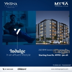 Gated community flats for sale in Kompally| Myra Project